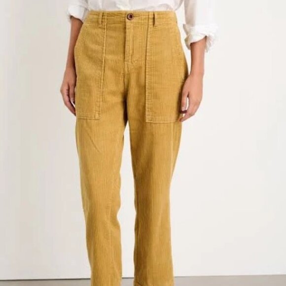 Alex Mill Pants - Alex Mill Neil Straight Leg Corduroy Pants, Women's, Sz 8 in Warm Wheat